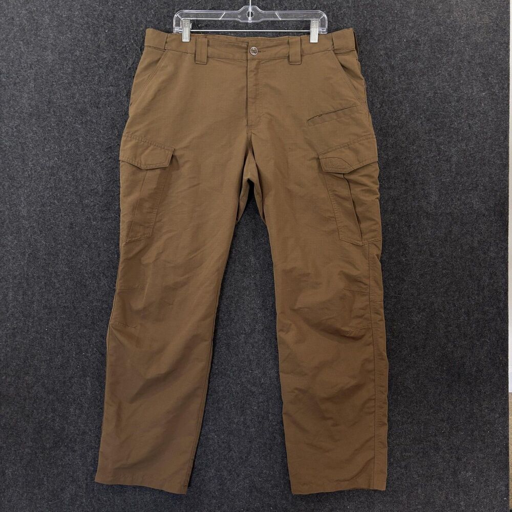5.11 Tactical Cargo Pants Men's 38x31 Brown Ripstop Work Outdoor Utility 74439